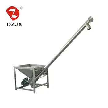China Xinxiang Made Stainless Steel Beer malt Conveying food grade spring con Springs Screw Conveyor Feeders for Starch powder
