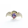 New Arrived Crystal Bat Animal Brooch Lapel Pin for Women Jewelry