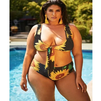 plus size two piece swimwear