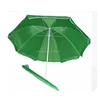 8Ribs green huge windproof outdoor beach umbrella