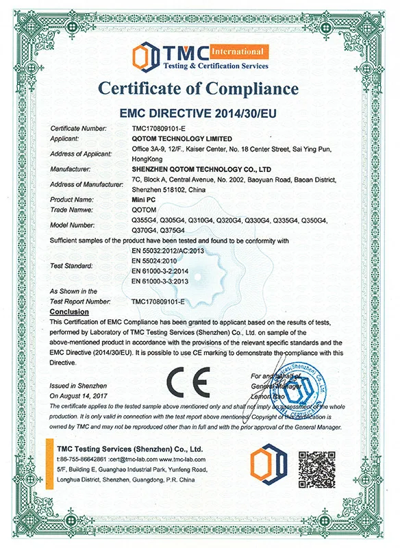 ce certificate