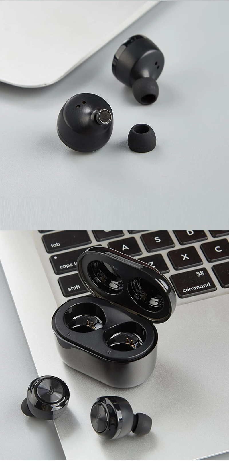 Mini Air twins A6 Wireless Earphone Blue 5.0 Tooth Tws Headphone Stereo Earbuds With Mic For Huawei iphone Samsung - ANKUX.COM
