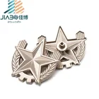 custom 3d airplane brass wing cap badge for army