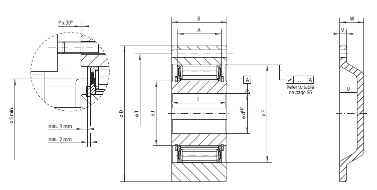 FXM140-50SX/H65 China Sprag Aufheben von Rückhaltesperre Kupplung Rückhaltesperre Getriebe FXM140-50 1