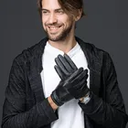 M8 Hot sale Men's Thin Skin Tight Short Touchscreen Driving Gloves Leather