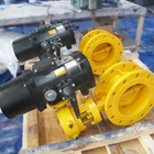 China Industrial Manufacturer Triple Offset Viton Seat of Water/Gas/Oil Electric Actuator Price Butterfly Valve Parts