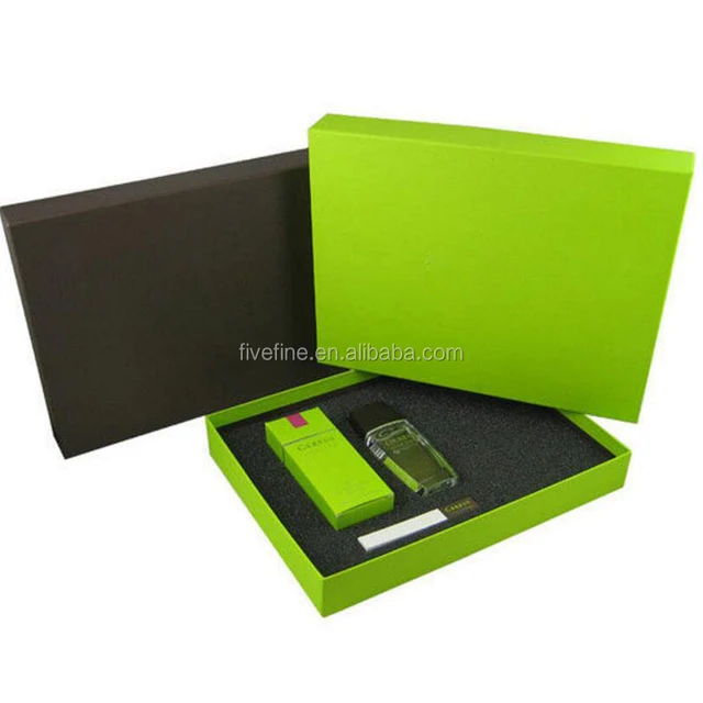 elegant cosmetic paper packaging cardboard gift box with insert