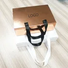 Custom magnetic closure gift box , White folding paper gift box,magnetic cardboard box