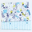 2017 new product pink blue strawberry printed 100% cotton baby fabric