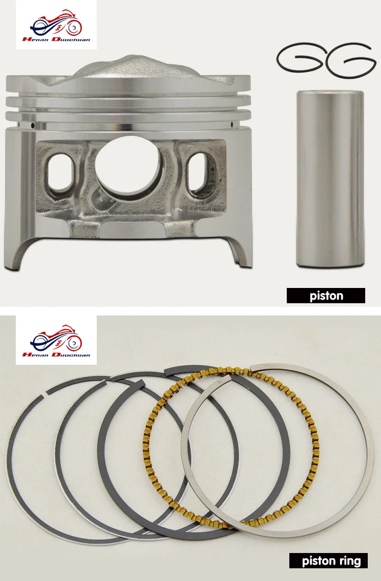 New design KAZ, CBR250 motorcycle engine piston kit , motorcycle piston ring kit