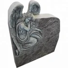 Grey Granite Angel Tombstone Angel Monument Headstone