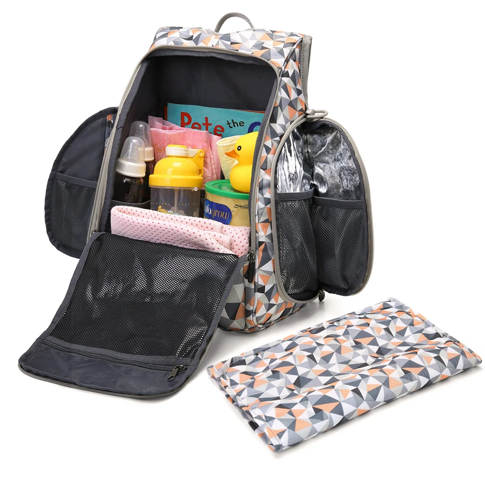 Creative design large capacity comfortable backpack diaper tote bag.jpg
