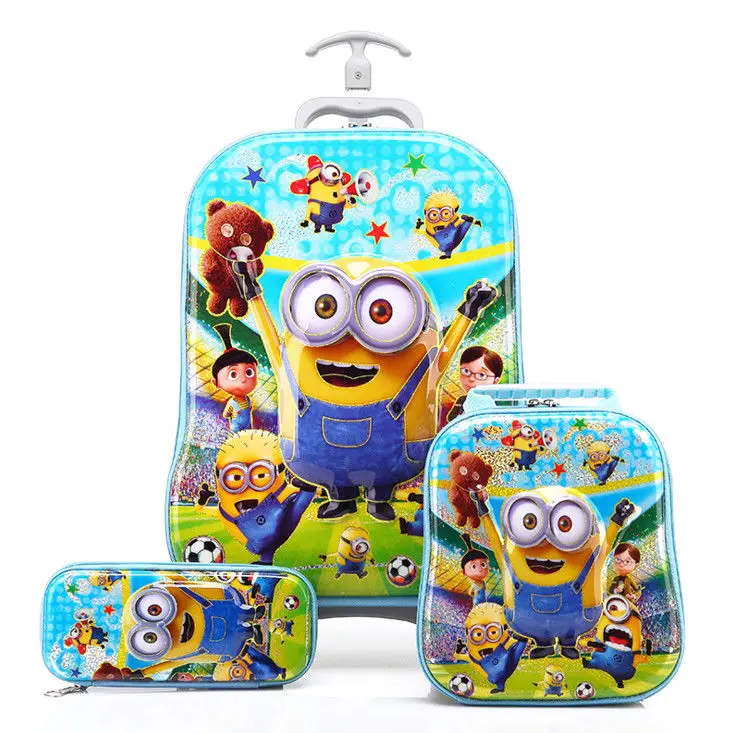 2018 best selling 4 in 1 child trolley luggage suitcase for class 3, Trolley school bag
2018 best selling 4 in 1 child trolley luggage suitcase for class 3, Trolley school bag