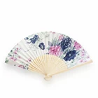 Silk Folding Fan Fabric Folding Fan Top Silk And Fabric Folding Fan With Bamboo Frame
