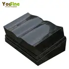 Hand Carved Black Granite Book Shape Headstone