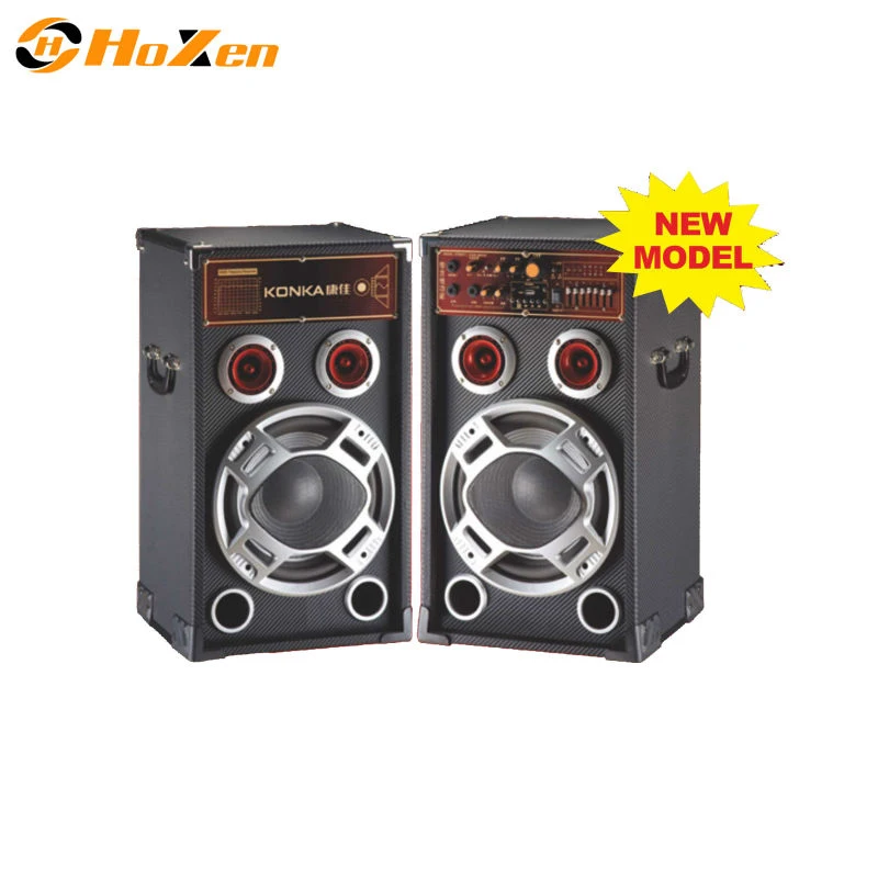 Professional Active Stage Speaker DJ Bass Speaker 2.0 Home Theater Speaker Box With USB,SD,FM,EQ,Guitar Input - ANKUX.COM