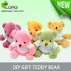 Personalized Sublimation DIY Cute gift teddy bear with blank printable T-shirt