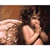 New Picture Diy Oil Painting By Numbers Angel Baby Oil For Wholesale On Canvas With Frame