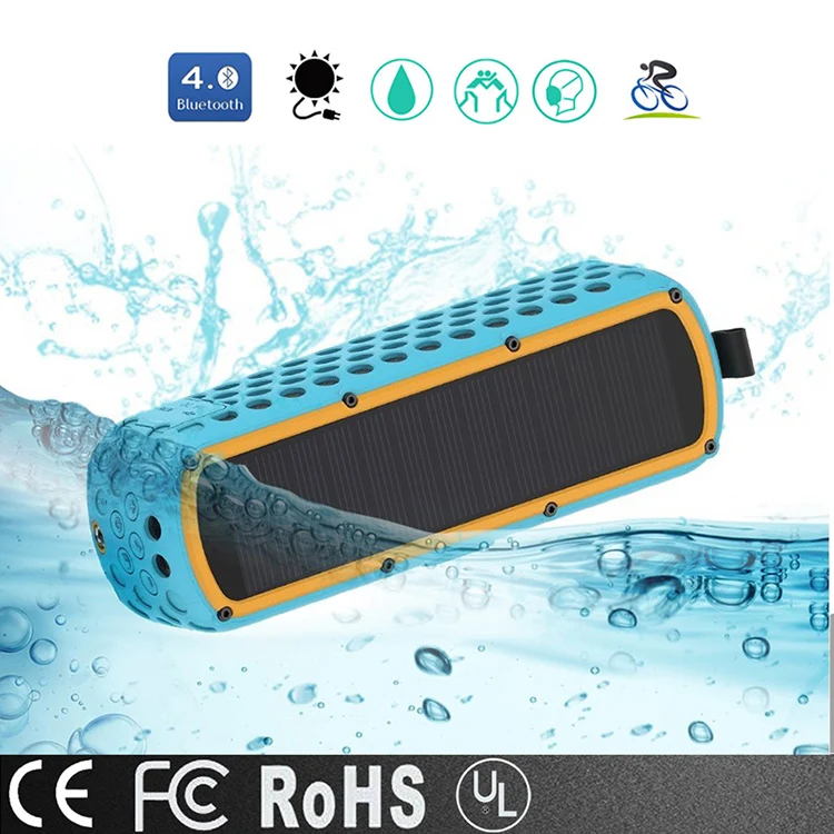 2019 New Solar outdoors portable wireless speaker IPX5 waterproof - ANKUX.COM