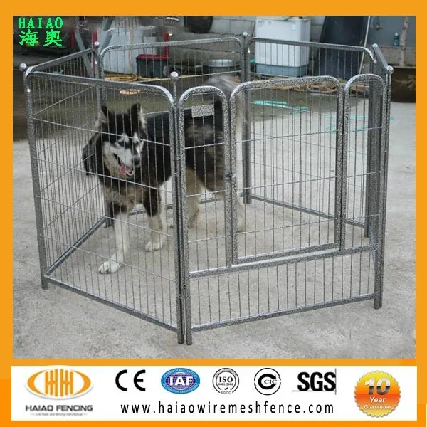 Made in China durable cheap galvanized welded wire mesh outdoor portable dog runs fence