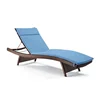 Gold supplier sigma top sale outdoor rattan reclining chaise lounge sunbed