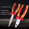 ANTI SPARK INSULATED PLIERS COMBINATION CRV MATERIAL DIAGONAL CUTTER ,1000v INSULATION LONG NOSE PLIER
