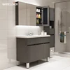 Bathroom Vanity 2018 Modern Hotel and Home Cheap 600mm Wall hung Bathroom Vanity