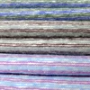 Knit 4% spandex striped linen cotton fabric custom