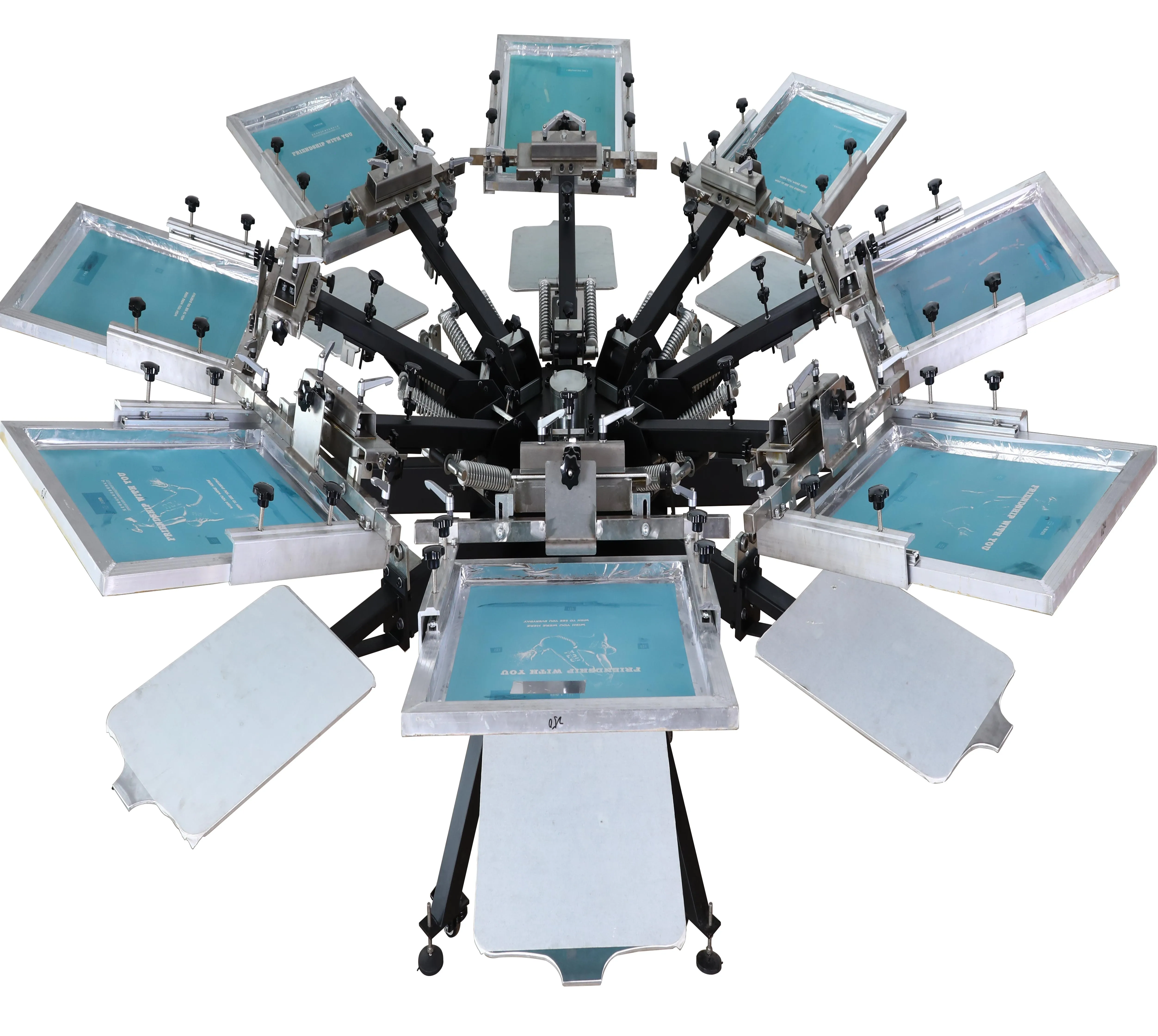 pallet t shirt screen printing machine 