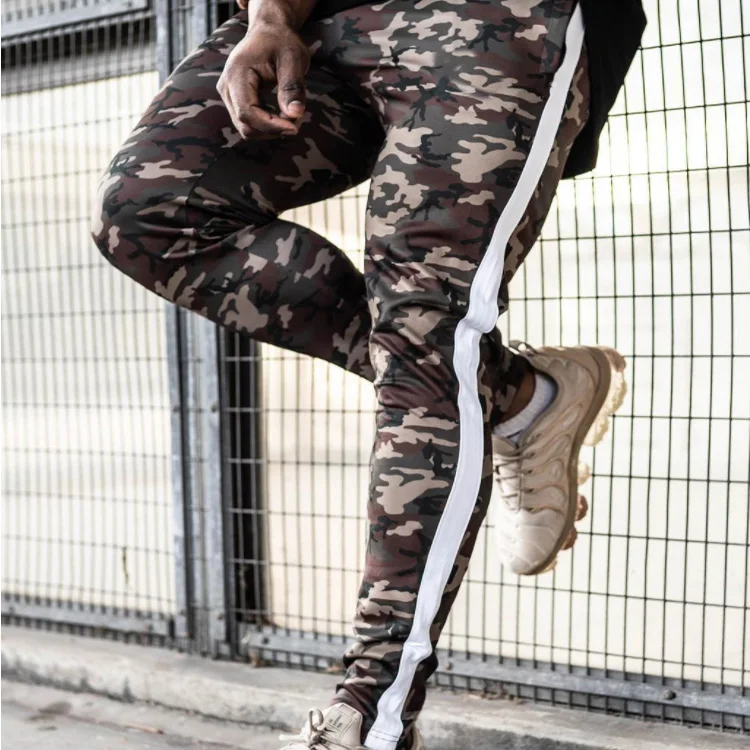 New fashion men jogging Fitness Jogging pants Muscular man Camouflage Side stripe Breathable Sweatpants GYM Streetwear trousers, Colors
New fashion men jogging Fitness Jogging pants Muscular man Camouflage Side stripe Breathable Sweatpants GYM Streetwear trousers, Colors
