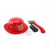 Pretend Playing Set Plastic Fireman Helmet Hat for boys