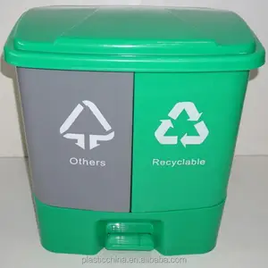 recyclable and non-recyclable marks plastic 20l 40l waste