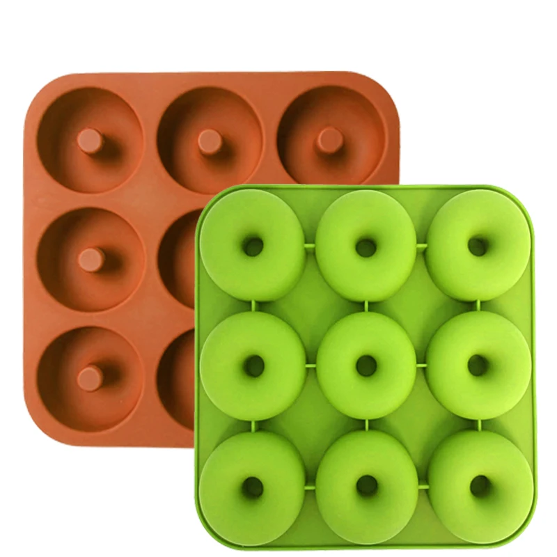 Large Professional BPA Free Donut Molds Non-Stick Heat Resistant Microwave Safe Food Grade 9 Cavity Silicone Donut Pan, Red or customized
Large Professional BPA Free Donut Molds Non-Stick Heat Resistant Microwave Safe Food Grade 9 Cavity Silicone Donut Pan, Red or customized