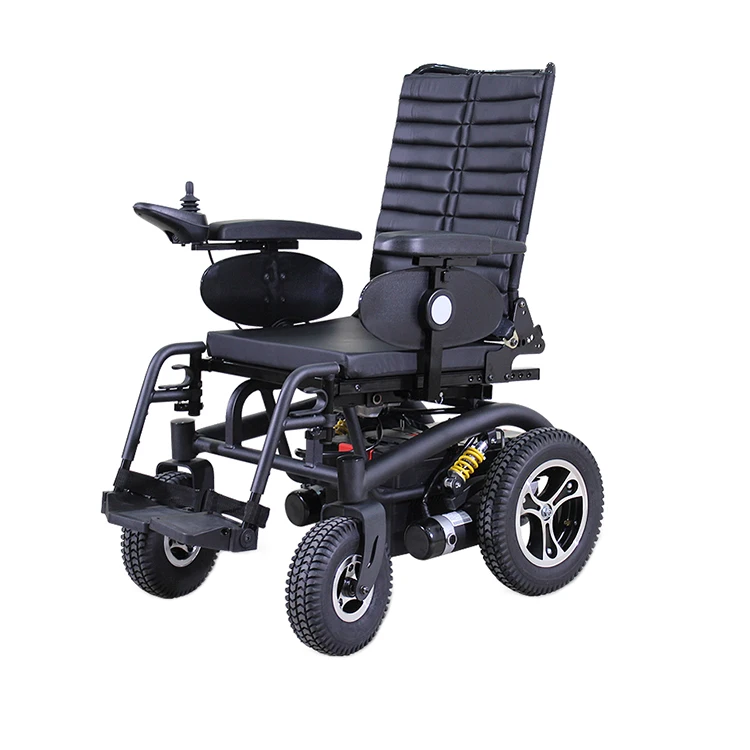 Bom em obstáculo cruzamento desempenho off-road poder cadeira de rodas e profissionais na travessia de obstáculos com grande rearwheel