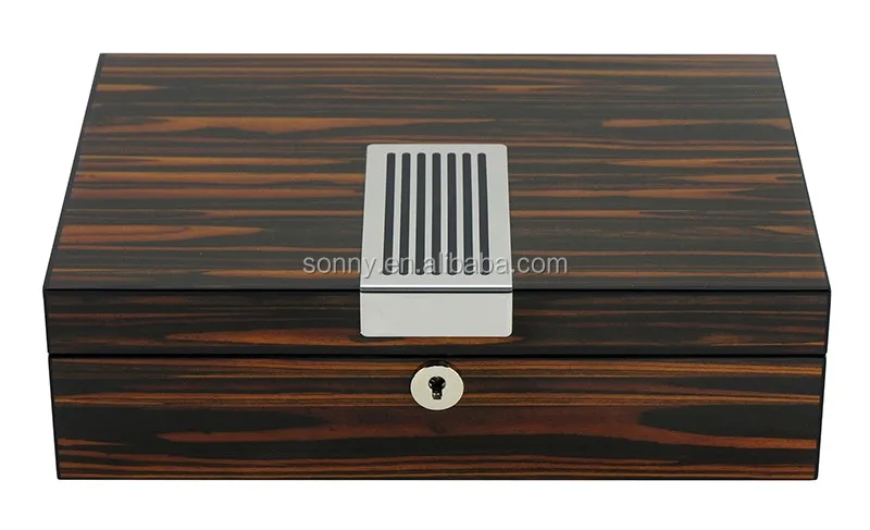 Wooden Lacquered Luxurious Ebony 8pcs Wrist Watch Box for Men