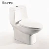 ceramic sanitary ware one piece 2inch pipe water closet toilet with siphonic flush function, 300mm roughing in