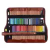 Color Pencil 72 Colors Set Non-toxic Color Pencils With Roll Up Pouch Canvas Pen Bag for Artist
