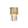 Moroccan Stainless Steel Gold Crystal Wall Light Lamp Sconce for Hotel