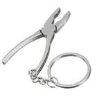 New Wholesale Tool Keychain Fashion travel Bag Portable Silver Gift MINI Metal Adjustable Pliers Key Ring