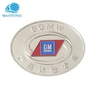 Antique silver plated badges custom soft enamel blank metal logo lapel safety pins
