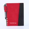 Custom A5 PU Leather Ring Binder Organizer Notebook Agenda