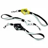wholesale manufacturer custom black white yellow automatic nylon metal extendable pet retractable dog leash