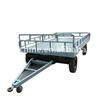 Supply Customs Container Carry Frame Truck Chassis 2 Or 3 Axles 20ft Skeleton Trailer