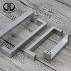 New arrival furniture silver zinc alloy cabinet brass wooden door handle