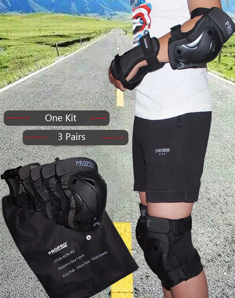 1 KEW-001 Knee Pads Elbow Pads Wrist Guards