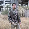 Men's military tactical softshell tree camo jacket