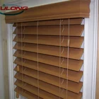 50mm Slats Wooden Venetian Blinds Indoor Home Basswood Timber Shutter
