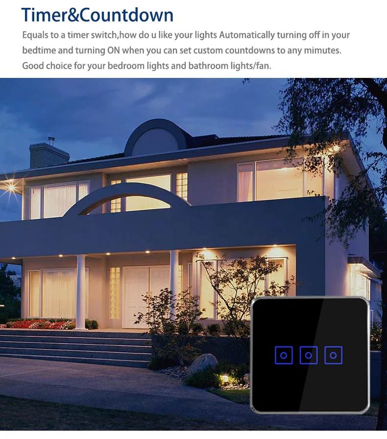ZigBee Smart Lighting Control Switch With NO Neutral , In-Wall, On/Off - ANKUX.COM