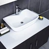 Furniture Style Bathroom Vanities,Bath Room Black Melamine Board Cabinet