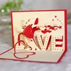 Custom Love Bird Confession Card Creative Gift Love Beautiful Handmade Greeting 3D Pop Up Birthday Card